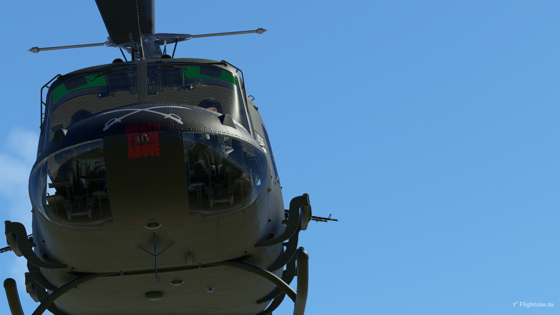Lt. Colonel Kilgore's Huey UH-1 from the movie "Apocalypse Now" (2022 Huey) - Image 1