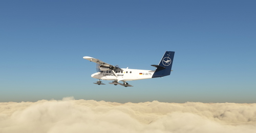Lufthansa Regional "2019 livery" DHC-6-300SKI Twin Otter