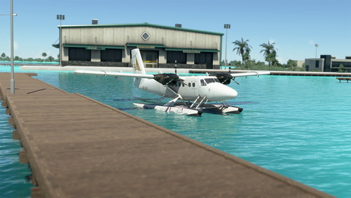 Trans Maldivian Airways DH6 300 Floats Pax Twin Otter 8K. White/Gold [8Q-TMF] . Requested.