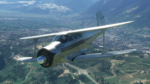 Microsoft/Carenado Beechcraft D17 Staggerwing Liveries - Matte Aluminium and Polished Aluminium