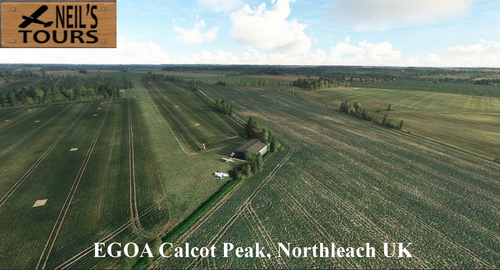 Missing hangar from Calcot-Peak Airstrip