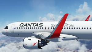 QANTAS A32NX 2021 Silver Roo Livery  thumbnail 2