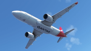 QANTAS A32NX 2021 Silver Roo Livery  thumbnail 6
