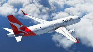 QANTAS A32NX 2021 Silver Roo Livery  thumbnail 14