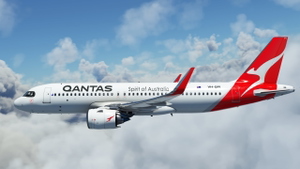 QANTAS A32NX 2021 Silver Roo Livery  thumbnail 11