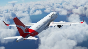 QANTAS A32NX 2021 Silver Roo Livery  thumbnail 15