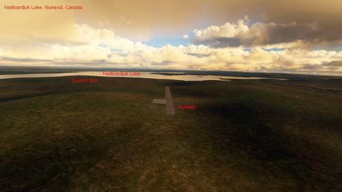 Nadluardjuk Lake, airstrip Nunavut, Canada (Historic)