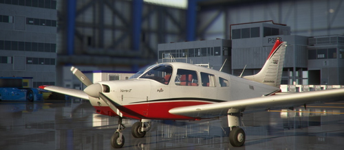New Zealand Canterbury Aero Club Piper PA28R Warrior II (JustFlight)