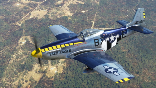 North American P-51D Mustang ‘473029 B7-E’ “bald eagle”