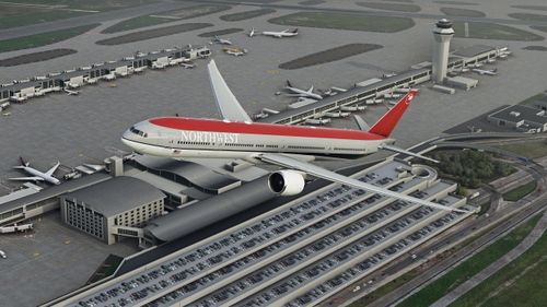 Northwest (Old Colors / Fictional) 777-300 [8K] - CS 777-300