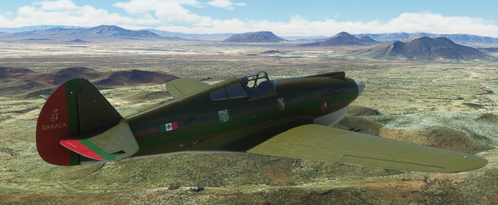 P-40b tomahawk XC-504 Oaxaca