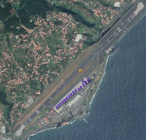 Pilot2ATC Madeira Airport LPMA Taxiways and Gates