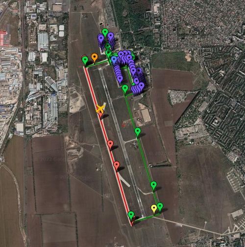 Pilot2ATC Odesa UKOO Taxiways and Gates 