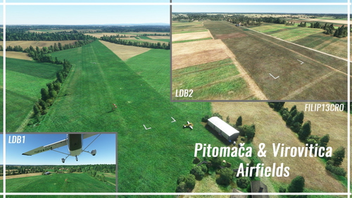 Pitomaca (LDB1) and Virovitica (LDB2) Airfields- NorthEast Croatia