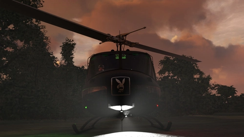 Playboy Huey UH-1 from the movie "Apocalypse Now" (freeware Huey from 2022)