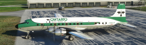 PMDG DC-6B Ontario Wildlife Removal