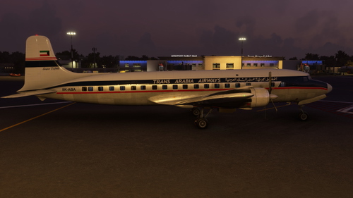 PMDG DC-6B Trans Arabia Airways