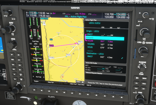 Puntos de notificación VFR en España // VFR notification points in Spain