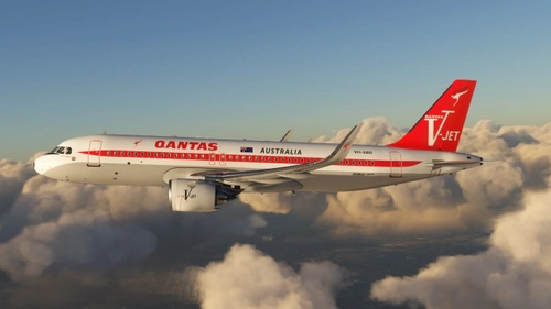 QANTAS A32N RETRO PACK 2 1968 - 1979 (Painted & Clean)