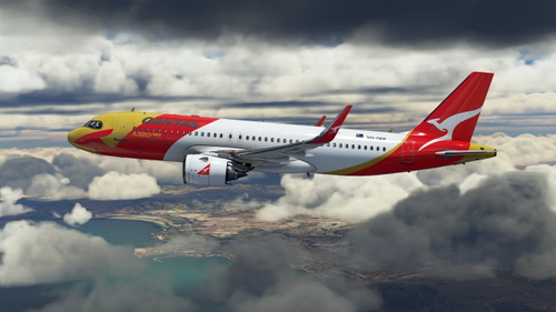 QANTAS A32NX 2007 RED ROO (FICTIONAL)