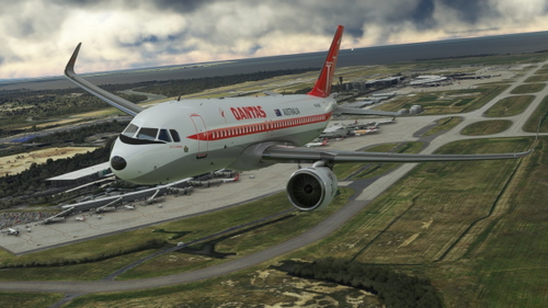 QANTAS A32NX RETRO PACK 2 1968 - 1979 (Painted & Clean)