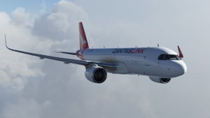 QANTASLINK A32N 2021 Silver Roo Livery thumbnail 13