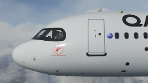 QANTASLINK A32N 2021 Silver Roo Livery thumbnail 6