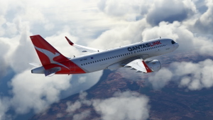 QANTASLINK A32N 2021 Silver Roo Livery thumbnail 14