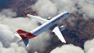 QANTASLINK A32N 2021 Silver Roo Livery thumbnail 5