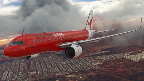 QANTASLINK A32NX 2016 RED (FICTIONAL)