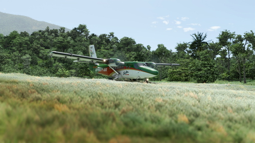 Rimbun Air DH6 300 Wheels Pax Twin Otter 8K