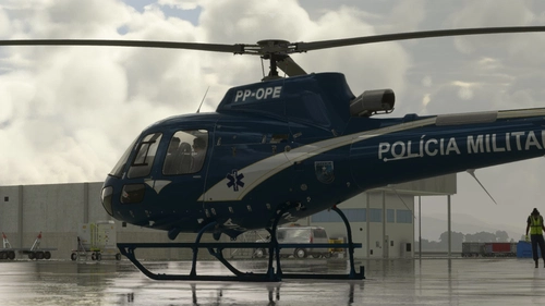 Rio de Janeiro's Military Police | PP-OPE | RotorSimPilot H125 | 8K Resolution