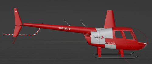 Robinson R44 Raven II HB-ZRT Rega – Schweizerische Rettungsflugwacht
