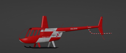 Robinson R44 Raven II HB-ZRW Rega – Schweizerische Rettungsflugwacht