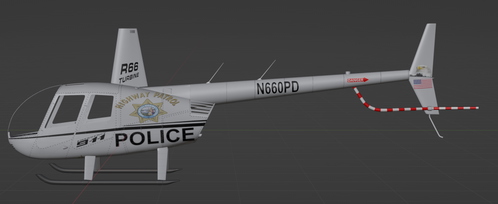 Robinson R44 Raven II N660PD   San Andreas Highway Patrol