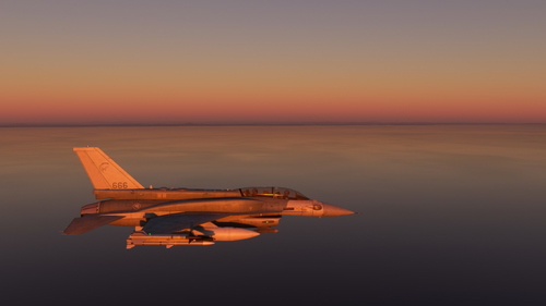 RSAF F-16DJ Tail Number "666"