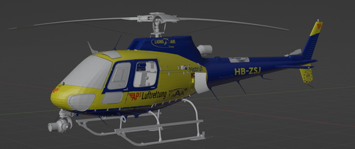 RSP H125 HB-ZSJ Alpine Air Amulance Normal & HEMS interior