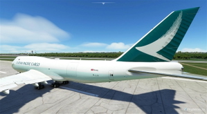[Salty747] B747-8F Cathay Pacific Cargo [8K ULTRA] (No mirror) thumbnail 2
