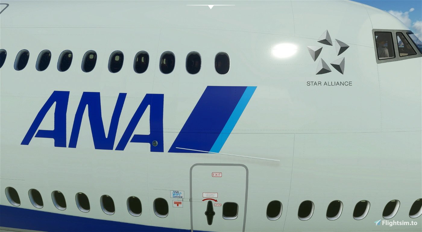 航空機・ヘリコプター ANA B747-200 Salty747] B747-8i All Nippon Airways ANA v3.2.0 [8K ULTRA