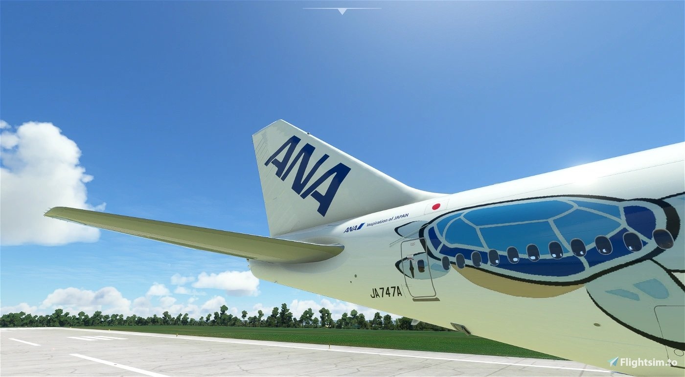 Salty747] B747-8i FLYING HONU (All Nippon Airways ANA) [8K ULTRA 