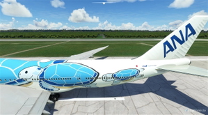 [Salty747] B747-8i FLYING HONU (All Nippon Airways ANA) [8K ULTRA] (No mirror) thumbnail 3