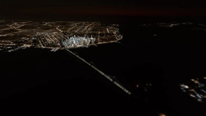 San Francisco - Oakland Bay Bridge Enhanced Night Lighting, San Francisco Bay Area, CA thumbnail 6