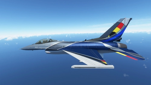 SC Designs F16-C - Belgian Display Solo/Blue - Livery