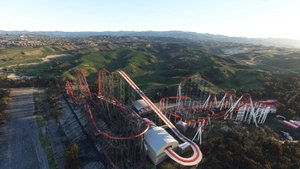 Six Flags Magic Mountain theme park, Los Angeles, CA thumbnail 3