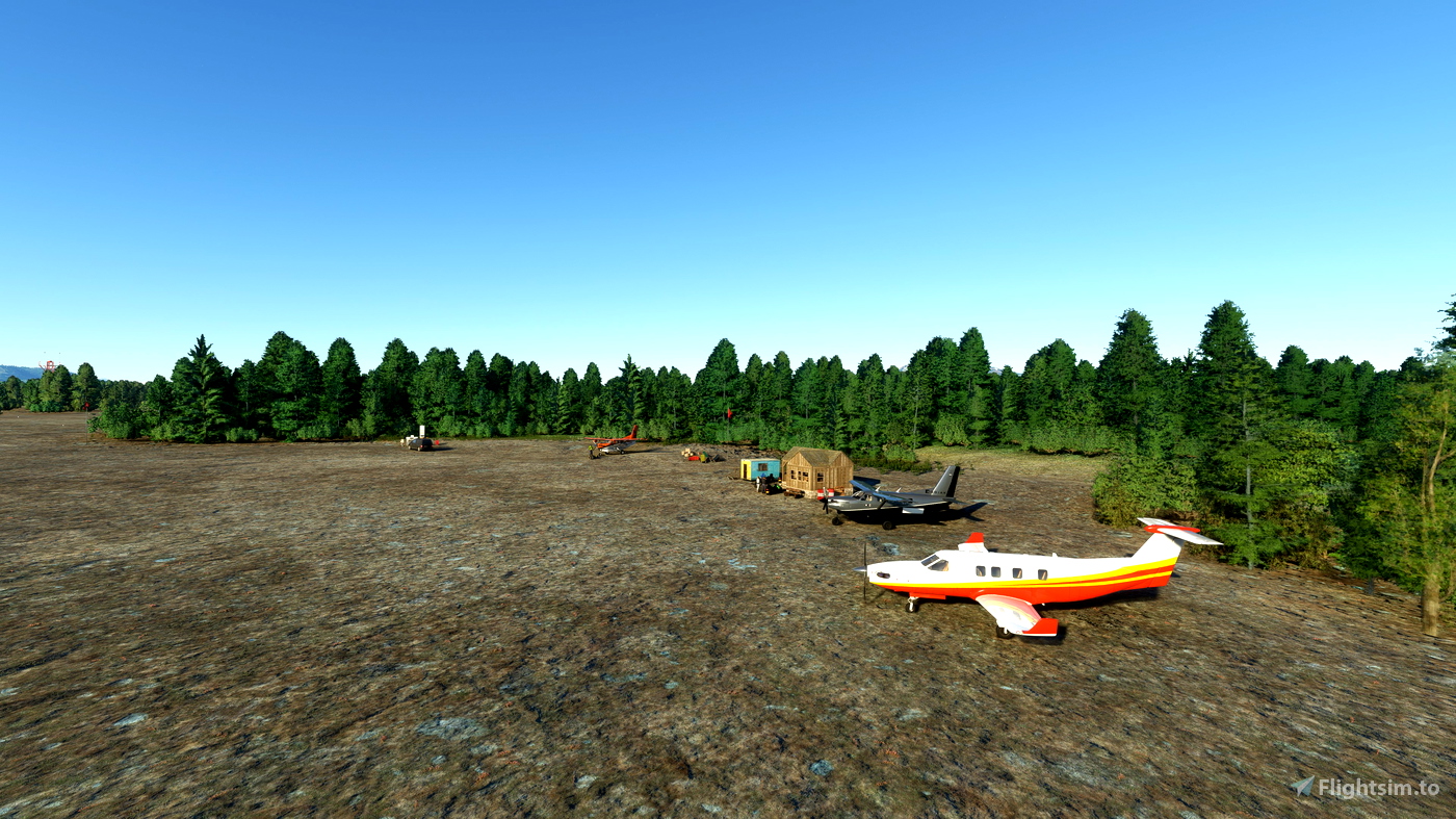 Skwentna airport (PASW) Alaska for Microsoft Flight Simulator MSFS