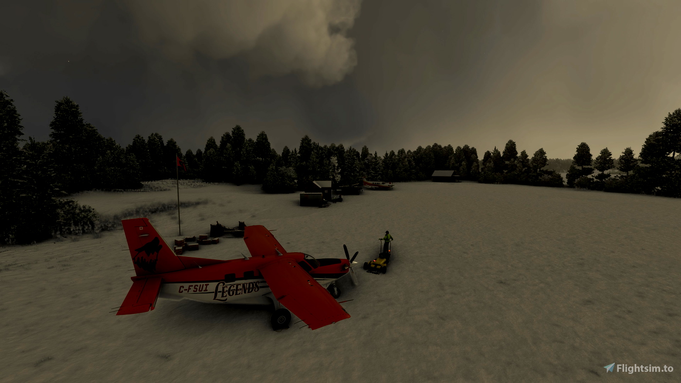 Skwentna airport (PASW) Alaska for Microsoft Flight Simulator MSFS