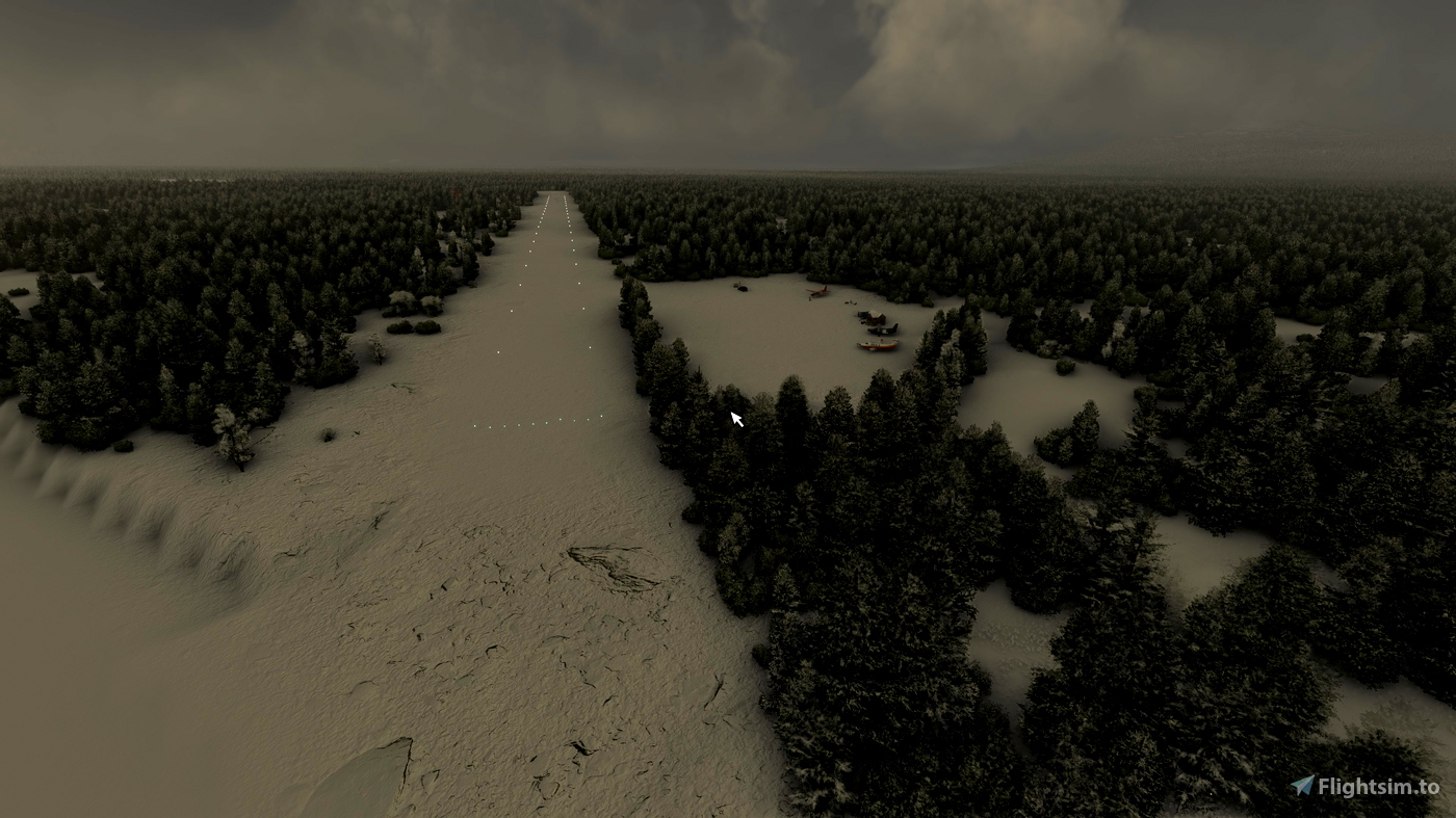 Skwentna airport (PASW) Alaska for Microsoft Flight Simulator MSFS