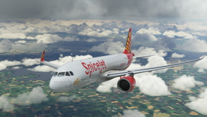 Spicejet Livery Asobo A320 Neo  thumbnail 8