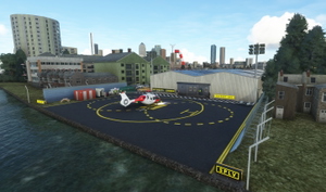 SPLV Skyports London Heliport, Isle of Dogs, London, England, UK. (New) thumbnail 4