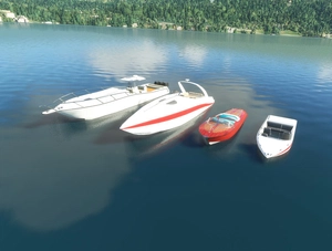 Static Boats 3D Model Library thumbnail 5